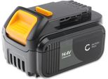 Cellonic Batteria DCB142,DCB141, DCB140 Compatibile Con Dewalt DCR020, DCR027, DCV82, DCR017,DCD730, DCR019 Ricambio Da 4Ah, 14.4V, Per Utensile Attrezzo Power Tool
