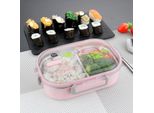 Bento Box, Lunch Box, Contenitore Per Alimenti, Lunch Box In Acciaio Inox, Lunch Box Portatile