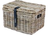 Basil V.R. Cestino In Rattan "Dax"", Senza Manici Taglia S, Dimensioni (L X P X A): 27 X 37 X 24 Cm"