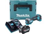 Makita Tm 001 GT101 Utensile Multifunzione A Batteria 40 V Max. Starlock Max Brushless + 1X Batteria Ricaricabile 5,0 Ah + Caricabatterie + Makpac