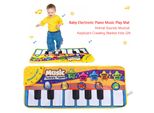 Tappetino Musicale, Tappetino Musicale Per Pianoforte, Tappetino Per Tastiera Musicale Per Bambini, Coperta Musicale, Tappetino Musicale Per Gattonare