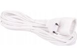 Cavo Di Prolunga 1 Presa 5M Bianco IP20 230V