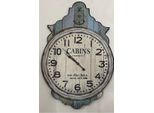 Orologio Da Parete Casa Padrino Dal Design Retrò Grigio Antico H. 76 Cm - Decorazione Da Parete