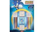 Altre Marche Set Di Timbri Sonic 11 Pezzi