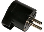Spina Schuko Onlex 10A Nero Taglia Unica / Spina Ue 220V Nero Taglia Unica