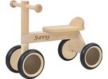 Sunny Mini Walker Bicicletta Senza Pedali - Legno | Bici Legno Senza Pedali 4 Ruote | Bici Senza Pedali 1 Anno Interno E Esterno | Maschio/Femmina Da 1,5 A 3 Anni