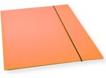 Cartella A4 Con Elastico Vernice Arancione. 300Gsm (10 Copie)