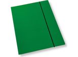 Cartella A4 Con Elastico Vernice Verde 350Gsm (10Pz)