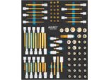 Set Di Bussole Per Cacciavite 163D-3/94 ∙ 1/4 Di Pollice (6,3 Mm) Con Cava Quadrata, 1/2 Pollice (12,5 Mm) Con Cava Quadrata