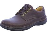 Clarks Nature Three - Pelle Liscia Marrone Scuro Dimensioni: 48,5 Normale