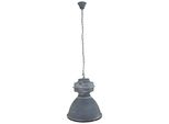 Lampada A Sospensione, Metallo Grigio, Vetro, H 160 Cm