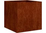 Vidaxl Fioriera Rusty 40X40X40 Cm Acciaio Resistente Alle Intemperie