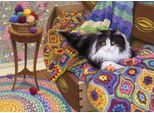 Cobble Hill Comfy Cat - Taglio Casuale - 1.000 Pezzi