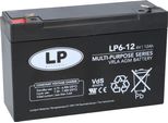 Batteria Al Piombo Landport LP6-12 Vds 6V 12Ah Agm T1 Senza Manutenzione