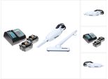 Aspiratore A Batteria Makita Dcl 181 FSF1 W 18 V Bianco + 2X Batteria Ricaricabile 3,0 Ah + Caricabatterie