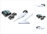 Aspiratore A Batteria Makita Dcl 181 Frt W 18 V Bianco + 2X Batteria 5,0 Ah + Caricabatterie