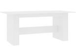 Syfax™ Tavolo Da Pranzo Bianco 180X90X76 Cm In Legno Multistrato