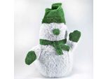 Aniplants, Figura In Erba, "Pupazzo Di Neve"", Decorazione Da Giardino, 60 Cm"