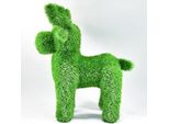 Aniplants, Figura In Erba, "Alce/Renna"", Grande, Decorazione Da Giardino, 70 Cm"