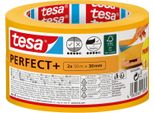 Tesa Perfect+ 56539-00000-00 Nastro Per Mascheratura Per Pittori Giallo (L X L) 100 M X 30 Mm 2 Pz