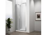 Polysan Easy Line - Porta Doccia Pieghevole 700 Mm, Vetro Trasparente EL1970