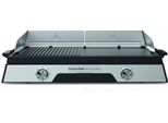 Plancha Elettrica 2200W Piastra In Acciaio Inox 52 X 31,5 Cm Kitchen Chef Planchaduo2200
