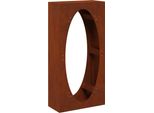 Vidaxl Rastrelliera Per Legna Da Ardere 50X23X100 Cm Acciaio Resistente Alle Intemperie