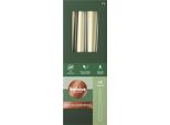 Bolsius Smooth Taper Candles - Argento Metallizzato - Set Di 4 Candele In Scatola - 24,5 Cm - Candele Decorative Per La Casa - Durata Di Combustione 7 Ore - Non Profumate - Cera Vegetale Naturale - Senza Olio Di Palma