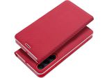 Custodia / Cover Per Samsung Galaxy S25 Rosso - Libro Luna Carbon