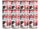 Wiejska Zagroda Monoprotein Alimento Umido Per Cani Con Carne Di Manzo 12X400G