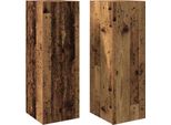 Syfax™ Mobili Tv 2 Pz Legno Antico 30,5X30X90 Cm In Legno Multistrato