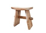 Riess-Ambiente Sitzhocker Zen - 40Cm Teakholz Beistelltisch Massiv