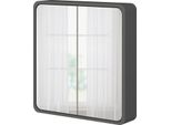 Vicco Armadio A Specchio Per Il Bagno Arla, 60 X 60 Cm, Antracite/Legno