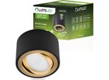 Lumiled Faretto A Plafone Faretto A Plafone Per Modulo Led Insert Faretto A Plafone Faretto Orientabile Plafone Rotondo Oro Nero 52Mm