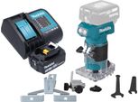 Fresatrice Per Bordi A Batteria Makita Drt 52 SF1 18 V 6 Mm Senza Spazzole + 1X Batteria Ricaricabile 3,0 Ah + Caricabatterie