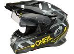 Casco O'neal D-SRS Square Nero/Giallo/Grigio M (57/58 Cm)