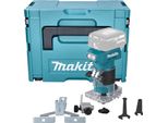 Fresatrice Per Bordi A Batteria Makita Drt 52 Zj 18 V 6 Mm Brushless + Makpac - Senza Batteria, Senza Caricabatterie