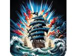 Borsa Per Fratelli Goldbuch Pirate Storm 35X11 Cm