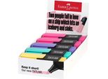 FABER-CASTELL 154212 FABER-CASTELL Txtlnr Mini Pastell B Textmarker Farbsortiert, 10 St.