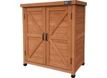Axi Felix Armadio Da Giardino In Legno Marrone | Armadio Exteriore, Armadio Degli Attrezzi Con Ripiano | 80 X 45 X 93 Cm