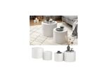 Vicco Couchtisch-Set Giva Weiß 48 X 38 Cm