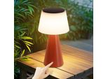 Zmh Lampada Da Tavolo Solare Ricaricabile Lampada Da Comodino A Led Senza Fili 3600Mha Lampada Rossa Ricaricabile Touch Dimmerabile Con Batteria Usb Lampade Da Tavolo Per Soggiorno Moderno Camera Da Letto Ed Esterni