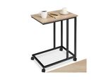 Tectake® Beistelltisch, Industrial Style, In Praktischer C-Form, 48 X 35 X 70 Cm