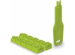 Lindy 47894 Lindy Blocco Porte RJ45 Verde, 10 Pezzi + 1 Chiave