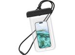 Force Case, Custodia Impermeabile Rinforzata Per Smartphone Galleggiante Con Laccetto Da Collo, Trasparente
