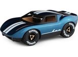 Playforever Auto Giocattolo Ken Cash - Blu - Classico Del Design Per Bambini E Adulti