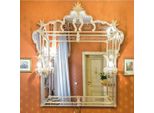 Casa Padrino Specchio Barocco Con 2 Applique Giallo 150 X H. 160 Cm - Italy
