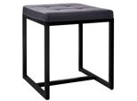 CLP Sitzhocker Barci B Kunstleder Farbe:Schwarz;Material:Kunstleder