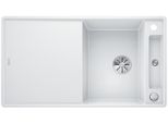 Blanco Axia Iii 5 S-F, Silgranit® Puradur®, Bianco, Reversibile, Incluso Tagliere In Legno
