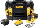 Seghetto Alternativo A Pendolo Dewalt Dcs 334 E1T A Batteria 18 V Senza Spazzole + 1X Batteria Powerstack 1,7 Ah + Caricabatterie + Tstak